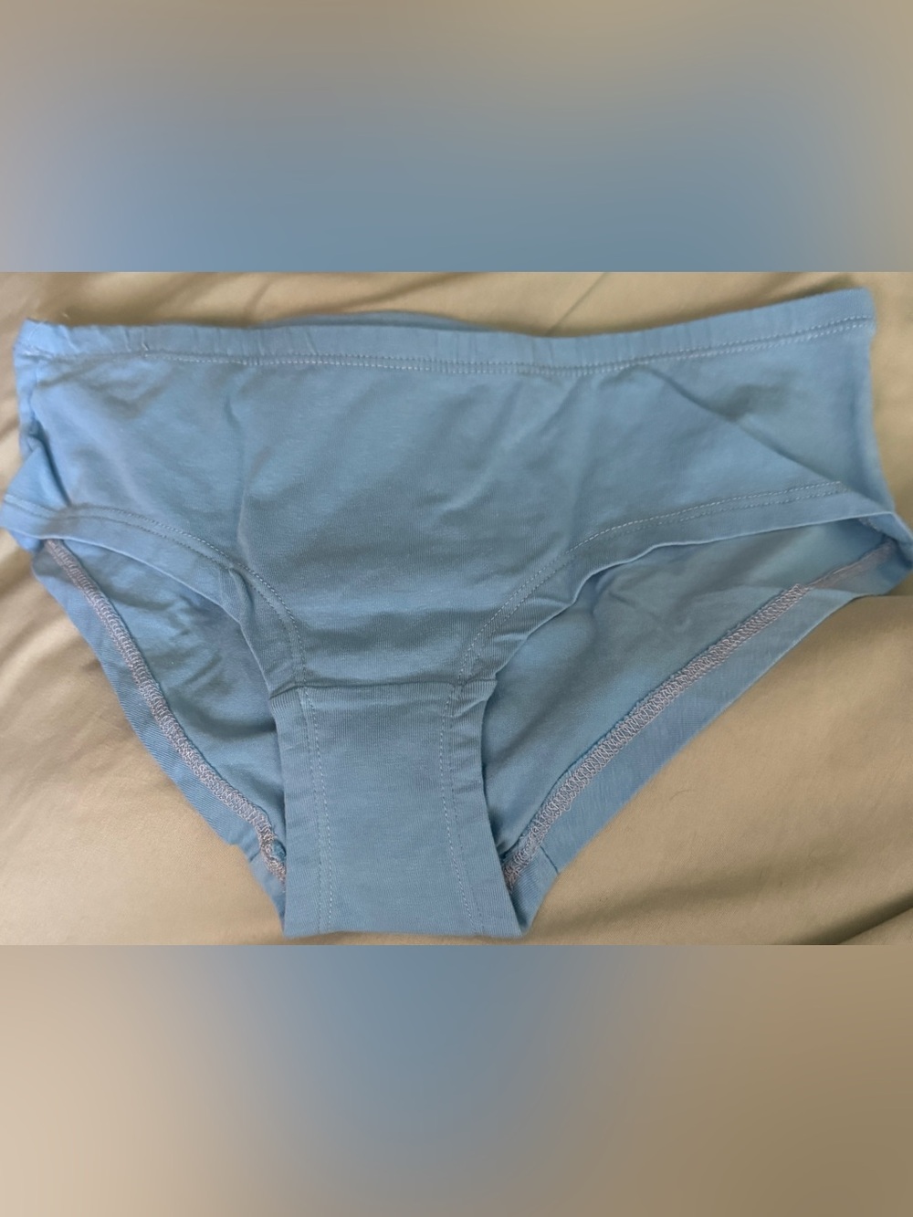 Sexy Basics Light Blue Cotton Bikini Briefs